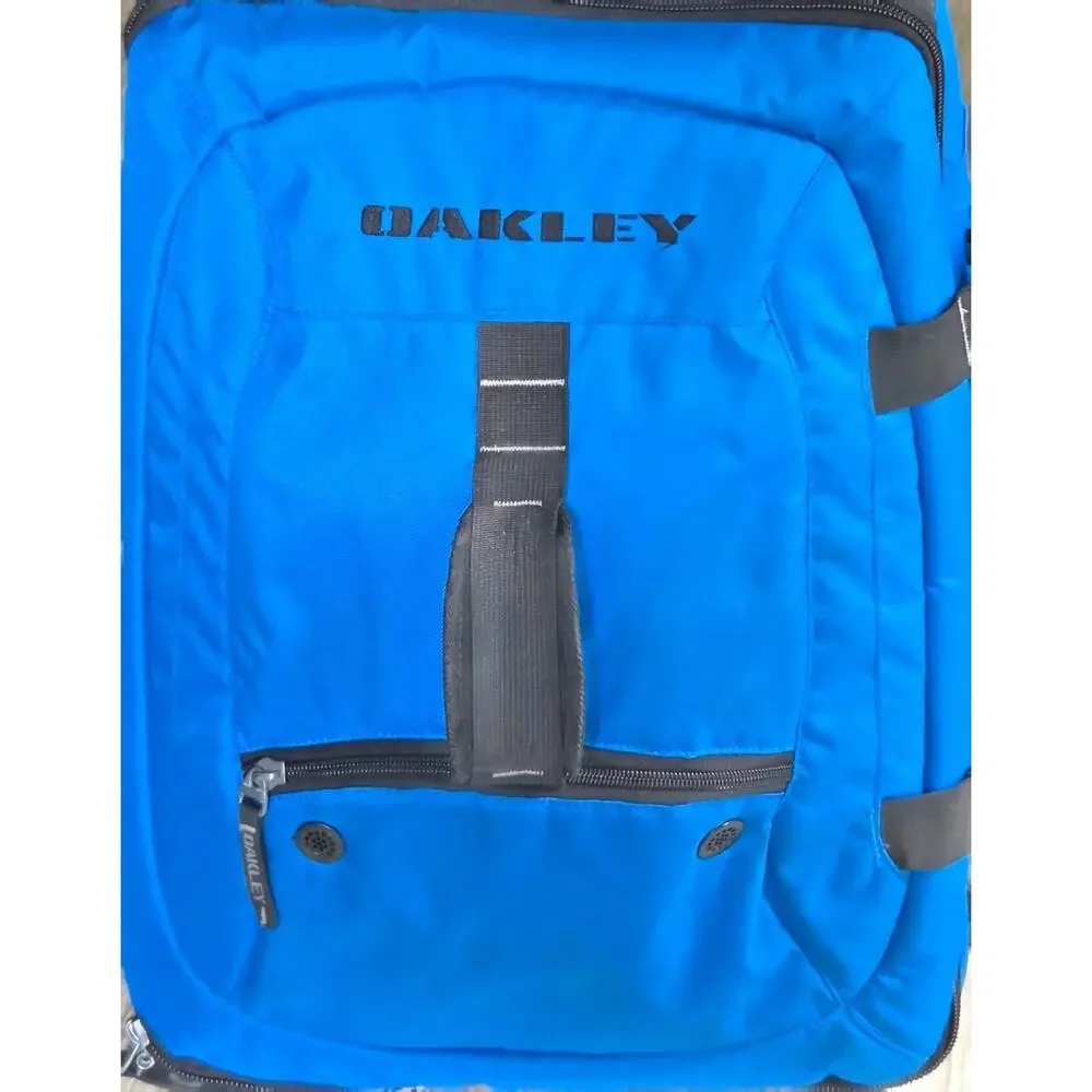 OAKLEY Black Carry Bag Rolling Luggage 22in ×14in ×8in Travel Case Japan